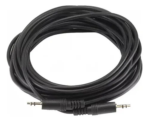 Cable Auxiliar Audio 3.5mm Macho A Macho 5 Metros Largo