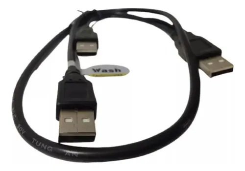 Cable Usb 1x2 Cable 1 A 2 Machos