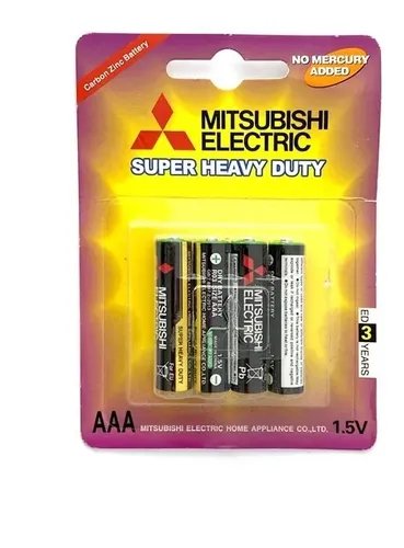 4 Pilas Aaa Mitsubishi De Control Carga Pesada Baterias