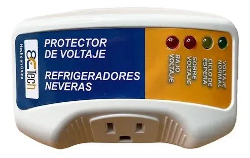 Protector De Voltaje 110v Congelador Frezer Enfriador D Agua Blanco