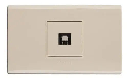 Toma De Telefono Sencilla Color Beige Pickens 