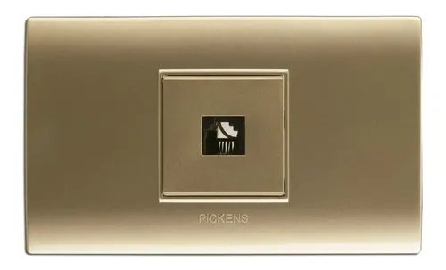 Toma De Telefono De Pared Sencilla Pickens Rj11 Rj12