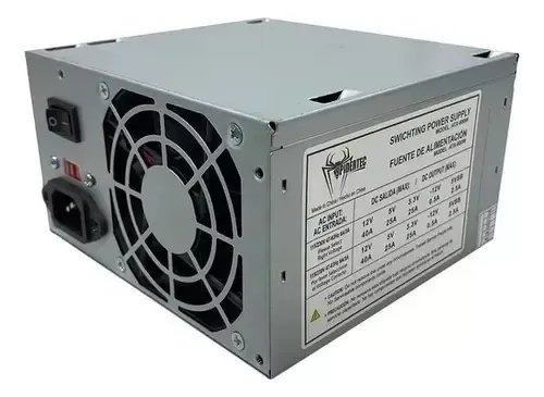 Fuente De Poder 600w Sata Atx 20+4 Para Pc
