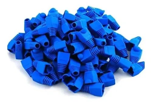 Bota Para Rj45 Bolsa X 100 Unidades Azul Azul