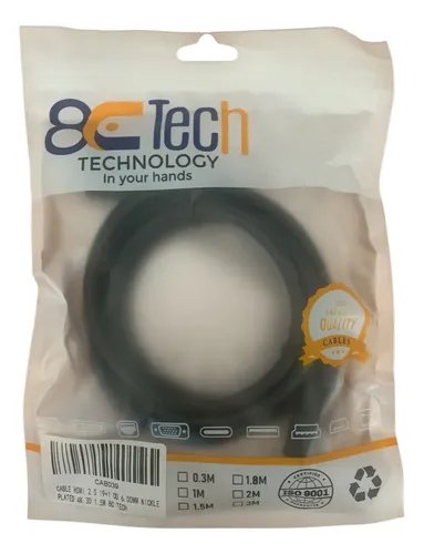 Cable Hdmi V2.0 4k 1.5m Audio Y Video
