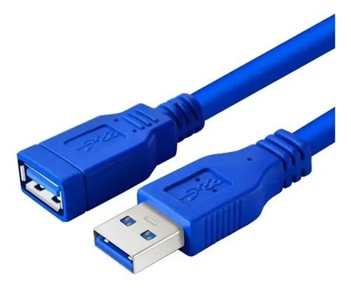 Cable Usb Extension 0.5 M Usb 3.0 Azul Macho Hembra Azul