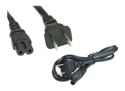 Cable De Corriente Alimentacion Tipo Ocho 8 De 2 Clavijas