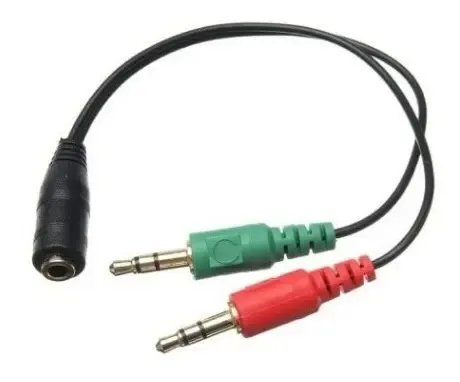 Divisor De Audio Jack 3,5mm Macho A Doble Plug Jack Hembra