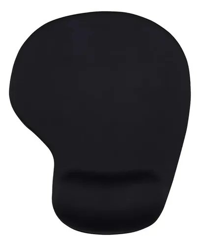 Mouse Pad En Gel Con Soporte Ergonomico De Muñeca Negro Negro
