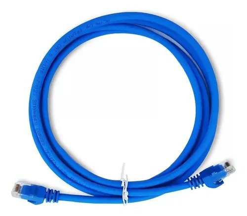 Cable De Red Patch Cord Utp De 2mts 2 Metros Cat6 Cat 6