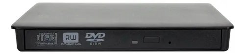 Lector Externo Dvd Y Cd Usb Compatible Con Windows 11 Y Mac Negro