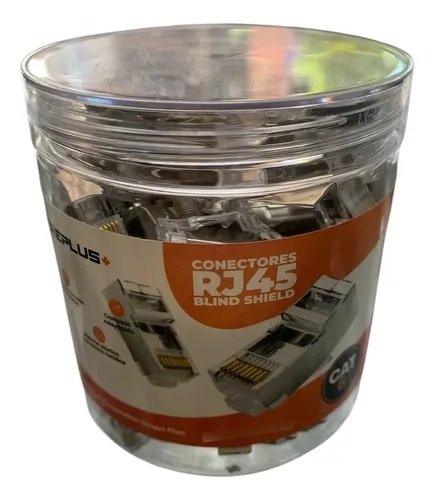 Conectores De Red Rj-45 Rj45 Blindados Cat6 100u