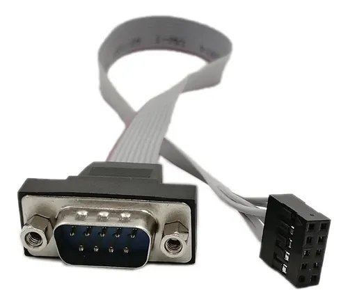 Cable De Impresora Fiscal Serial Macho 10cm A Tarjeta Madre